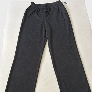 Old Navy Women's Gray Elastic Waist Drawstring Cotton Poly Pant Medium NWT
